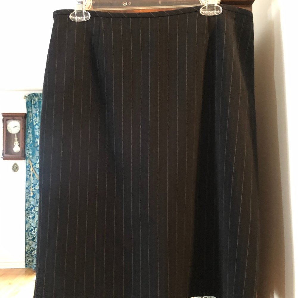 Pinstripe skirt